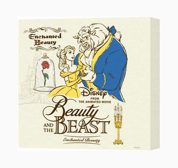 ディズニーアートキャンバスパネル S 美女と野獣2|アート＆フレーム|絵