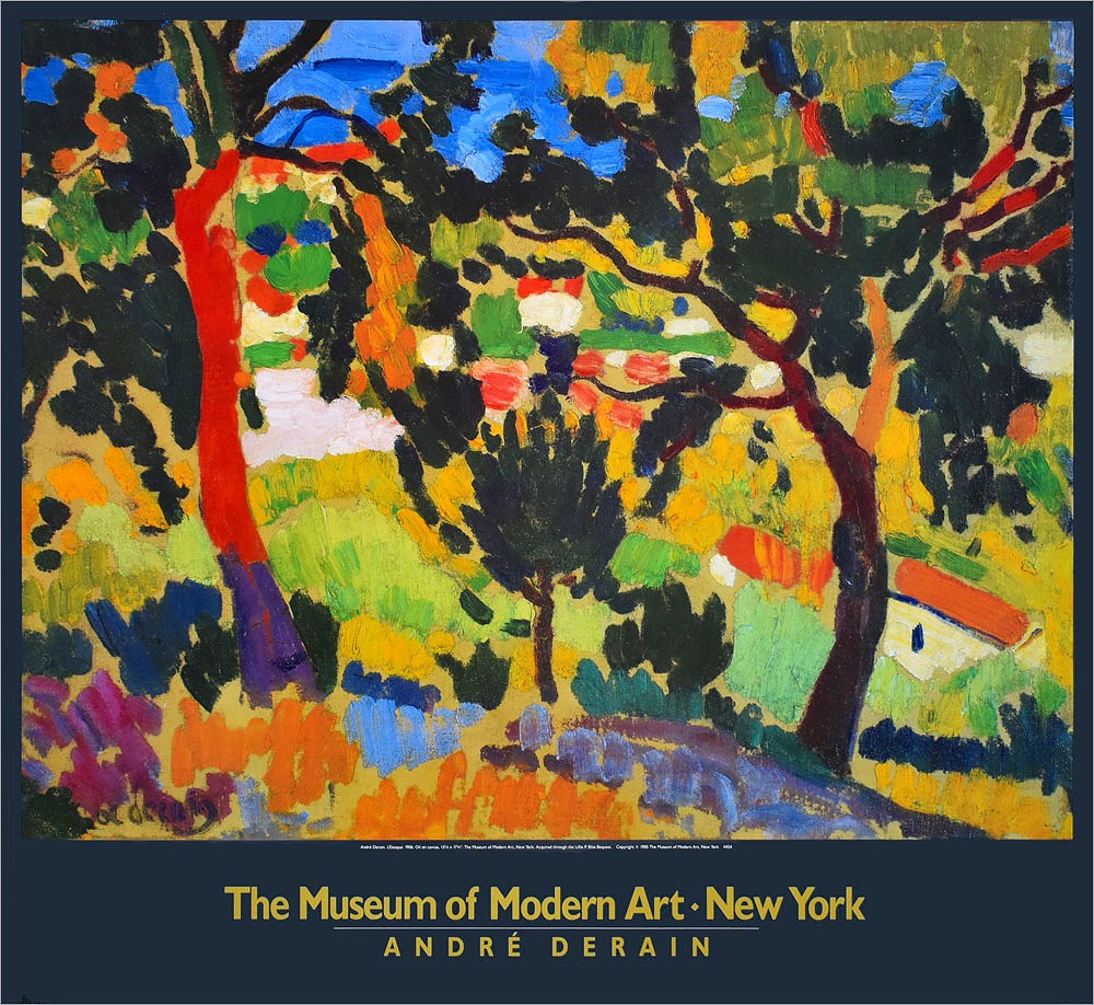 MOMAポスター アンドレ・ドラン L'Estaque(1906)|アート＆フレーム|絵