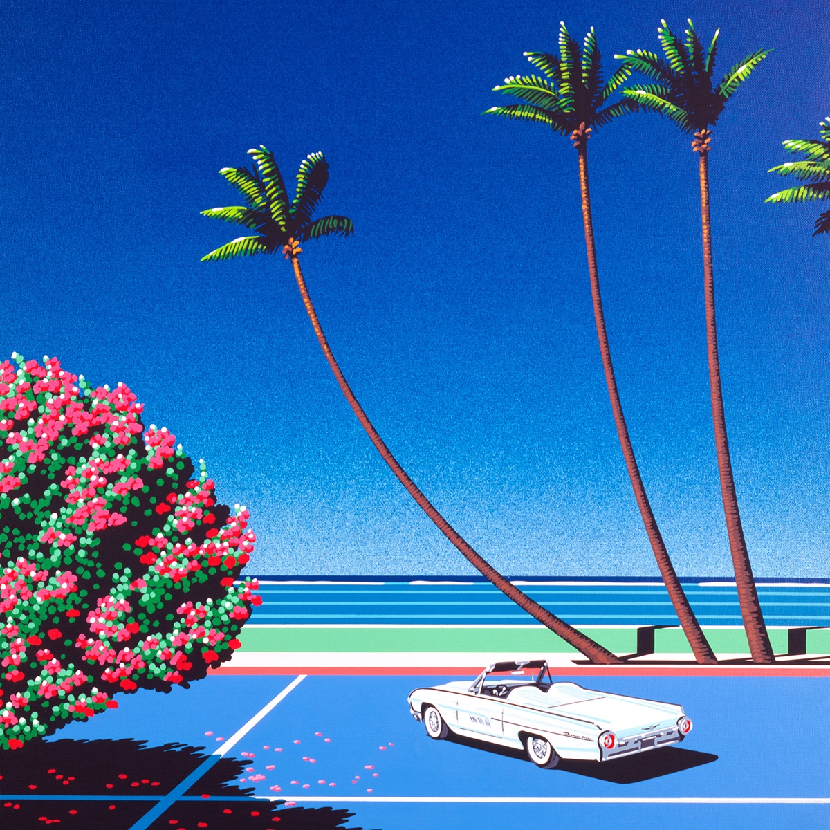 永井博 アクリル額装 Wandering Breeze 10396|アート＆フレーム|絵と