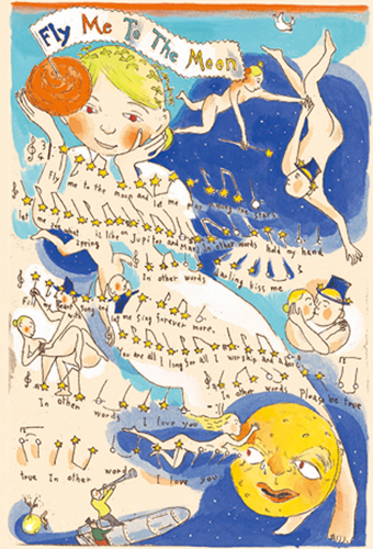 山本容子のワンダーランド ―不思議の国の少女たち― ふくやま美術館