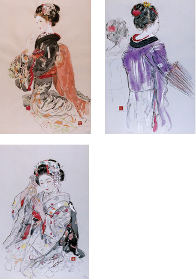 宮本 三郎 - 舞妓十二題集-12枚セット- - AMM作品詳細