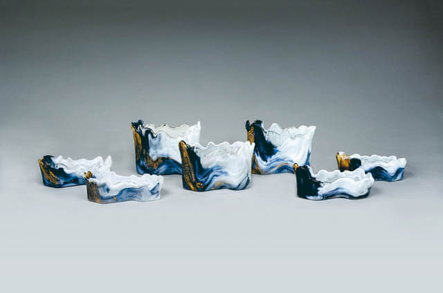 町田市立博物館所蔵 岩田色ガラスの世界展―岩田藤七・久利・糸子