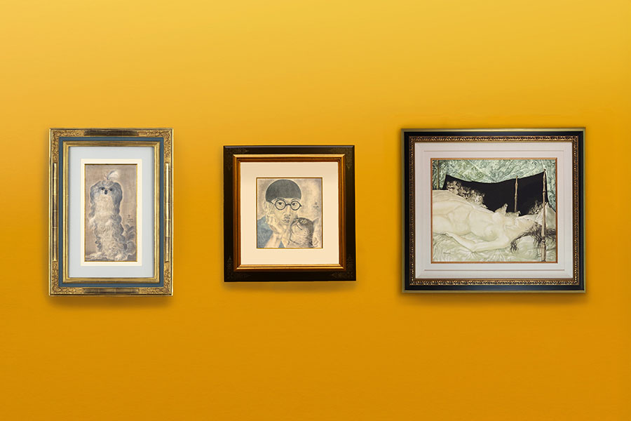 藤田嗣治 猫のいる風景 －かたわらの動物たち－ | 軽井沢安東美術館