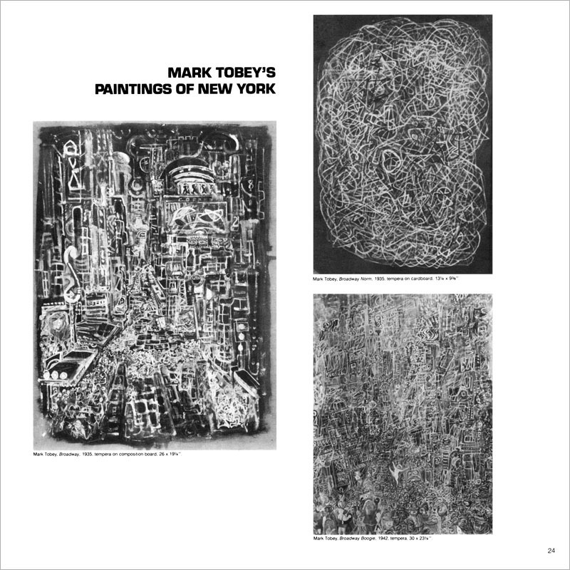 Mark Tobey's Paintings of New York