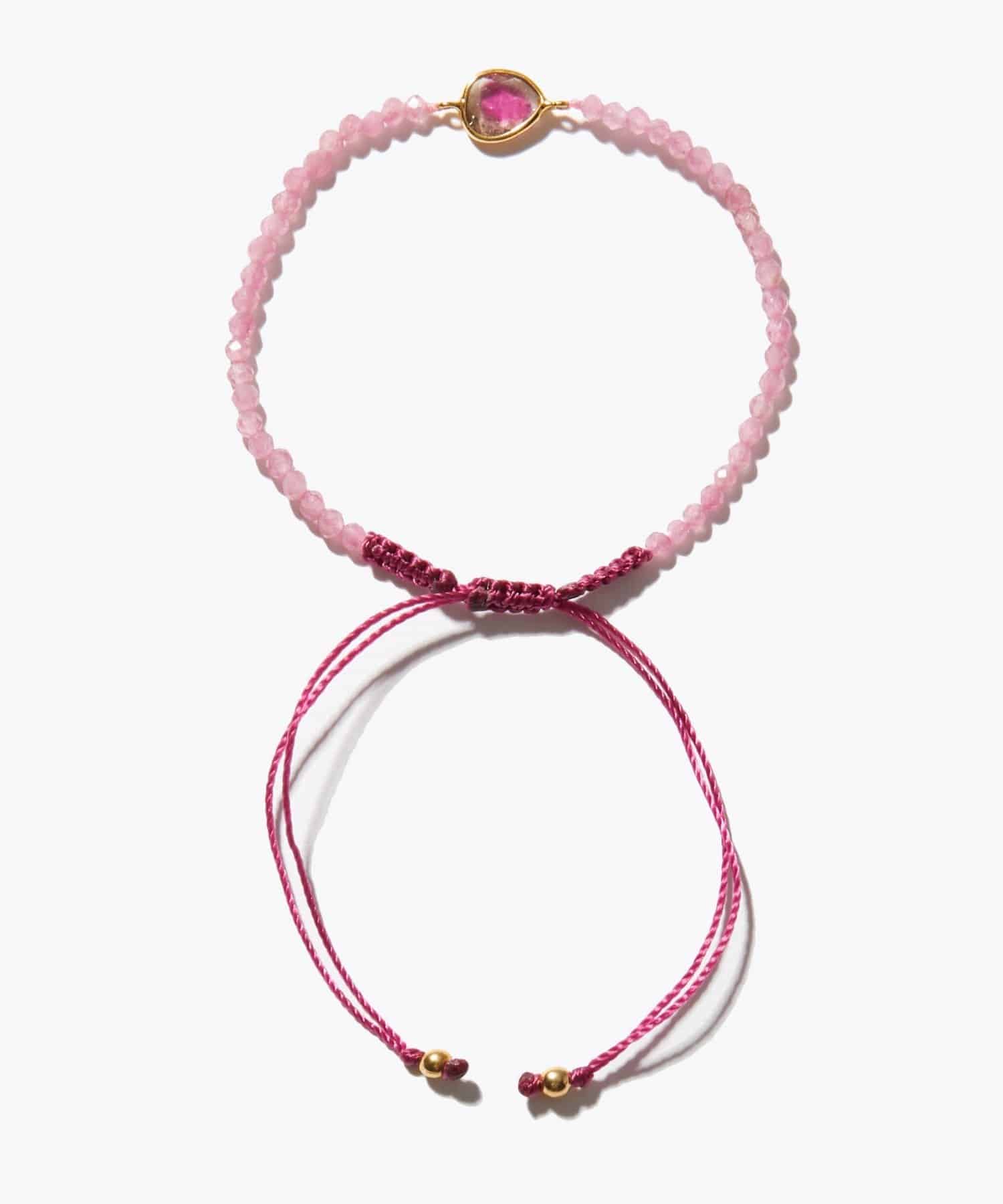 I am donation] pebble tourmaline bracelet｜ARTIDA OUD（アル