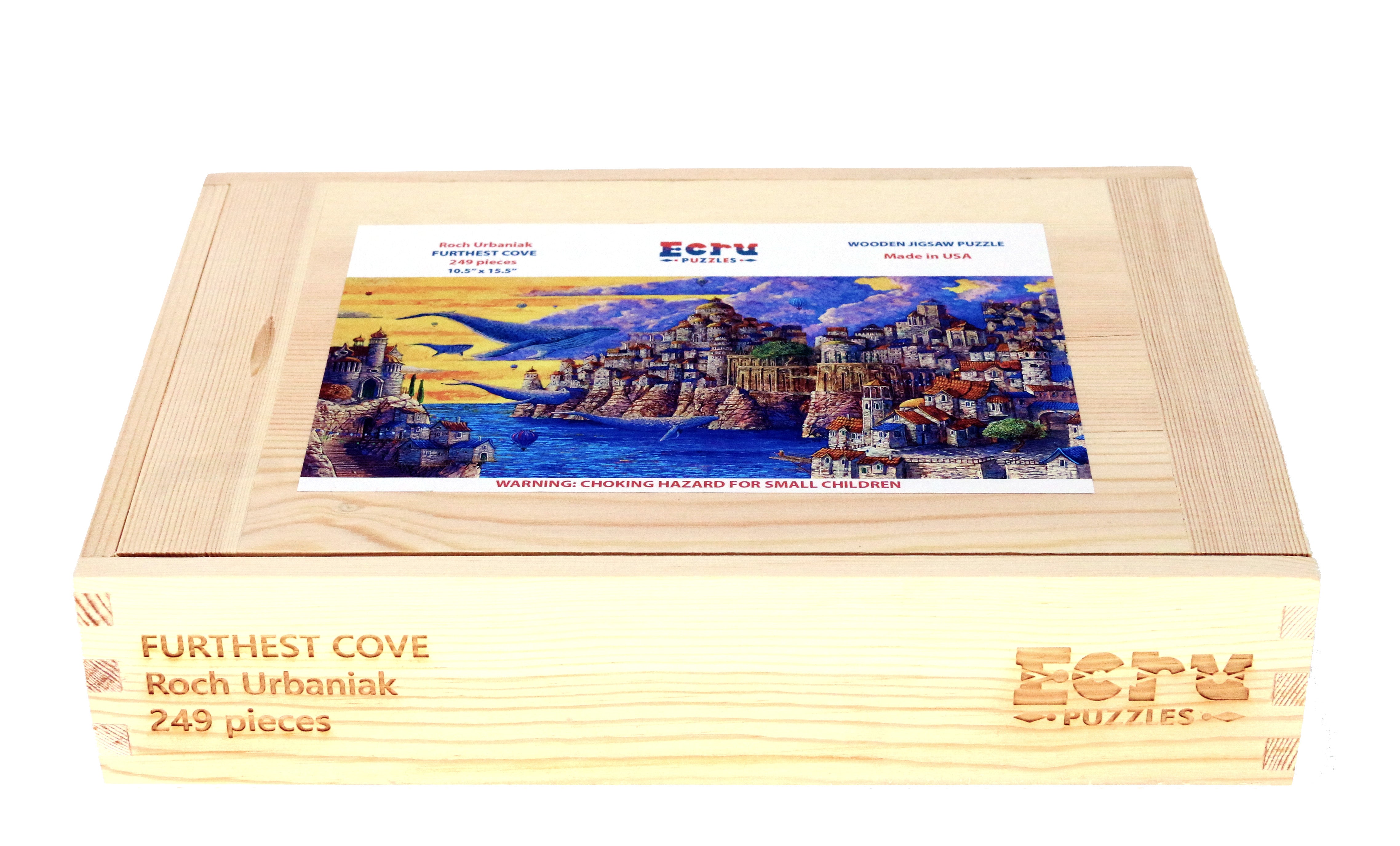 Ecru Puzzles - Roch Urbaniak Furthest Cove Wooden Jigsaw Puzzle