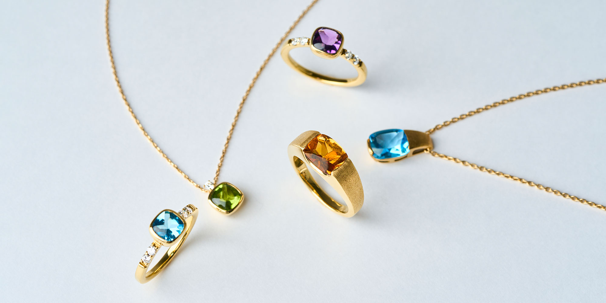 K18ブルートパーズペンダントトップ - アートジュエリー | Art Jewelry