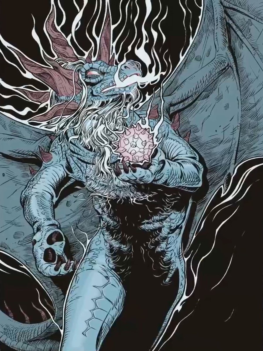 Illuna, Apex of Wishes (Variant) MtG Art from Ikoria Set by