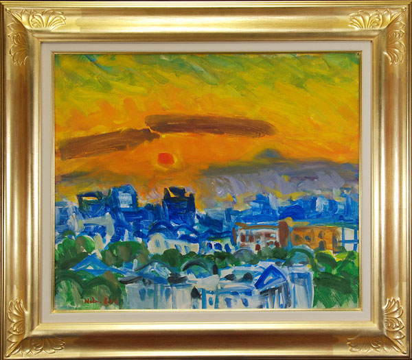 井手宣通 「富士遠望」 油彩10号｜【Arts Ship】のむら画廊