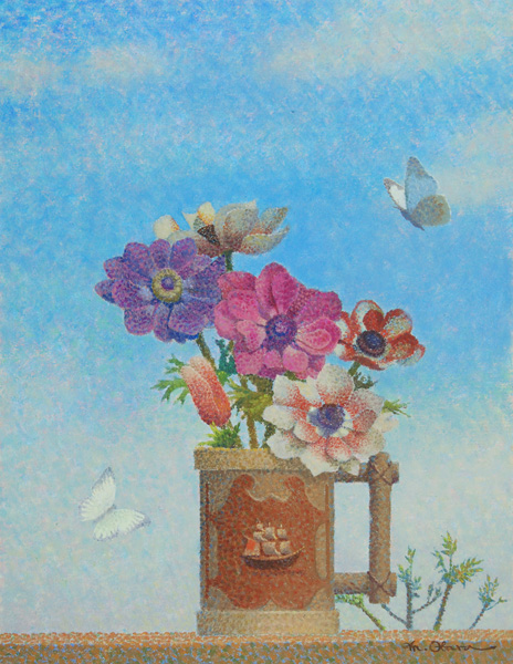 小原稔 「窓辺」 油彩6号｜【Arts Ship】のむら画廊