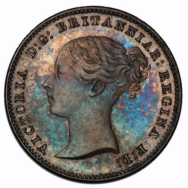 イギリス ヴィクトリア女王 1839年 4ペンス 銀貨 PCGS PR65 | ARK