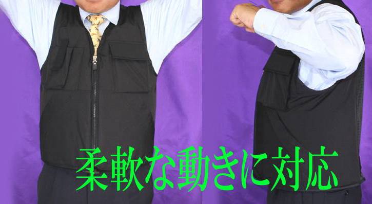 防刃ベスト 前面タイプ XL