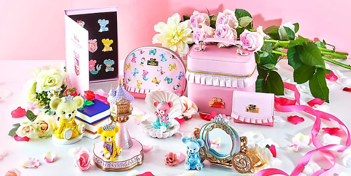 ディズニーストア】ユニベア10th記念♡プリンセスベアの可憐なグッズが