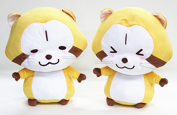 あらいぐまラスカルフェイスBIGぬいぐるみがプライズに登場中