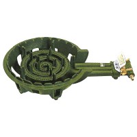 鋳物コンロ 3連コンロ(種火なし)LPガス※メーカー直送品 - 大工道具
