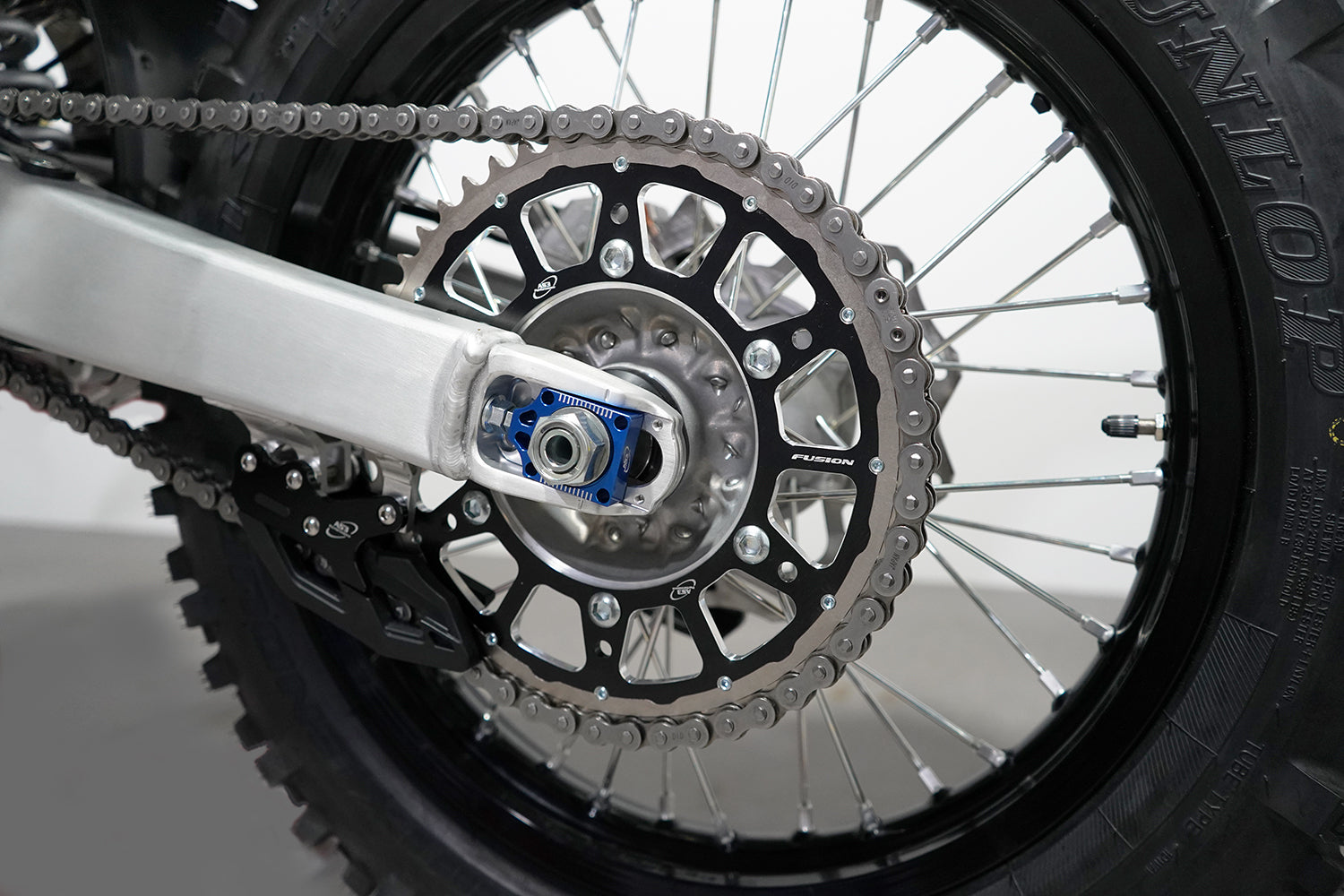 AS3 AXLE BLOCKS BLUE | YAMAHA YZ 125 250 02-25 YZ 250 426 450 F 02-08