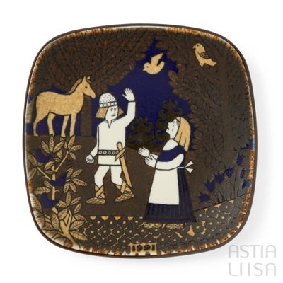 Arabia Kalevala 1986 イヤープレート, ヴィンテージ | Astialiisa Online