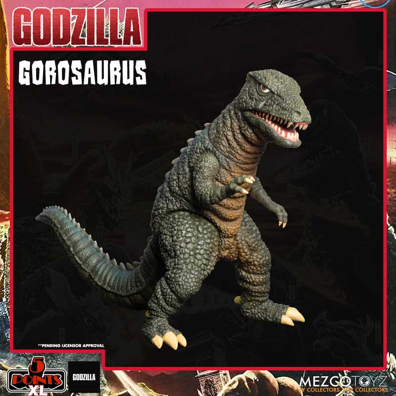 ASTRO ZOMBIES | MEZCO 5 POINTS XL GODZILLA DESTROY ALL MONSTERS