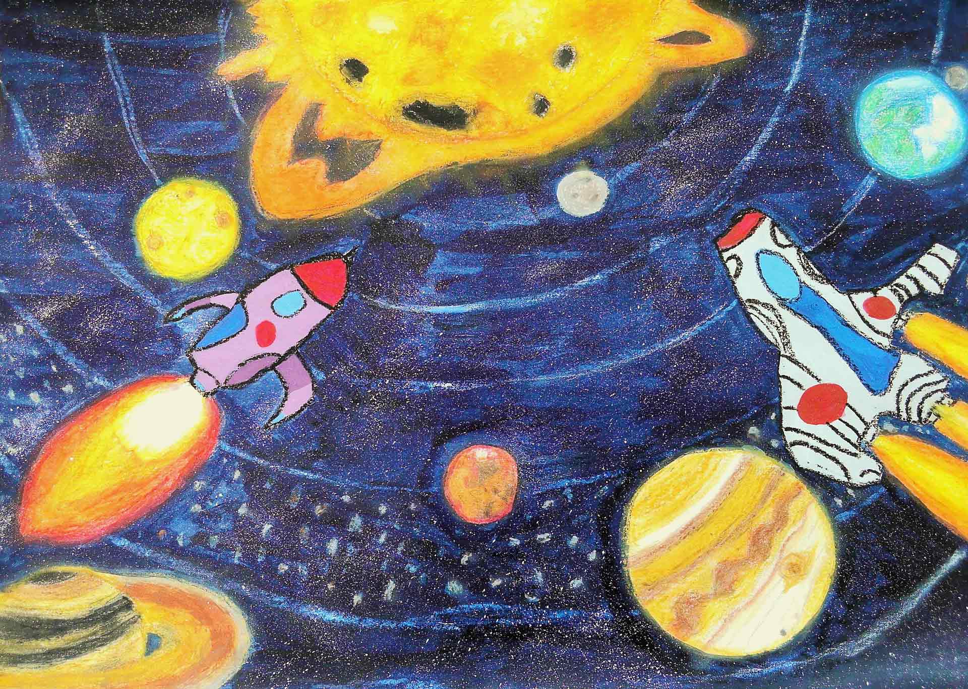 優秀賞・最優秀賞 受賞作品 「宇宙・私の夢」絵画展 (2025年) ぐんま天文台