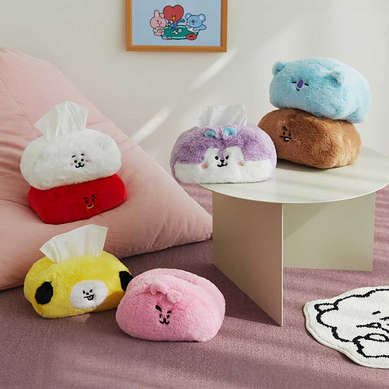 Official] BT21 PLUSH TISSUE HOLDER COZY HOME – ASTRONORD