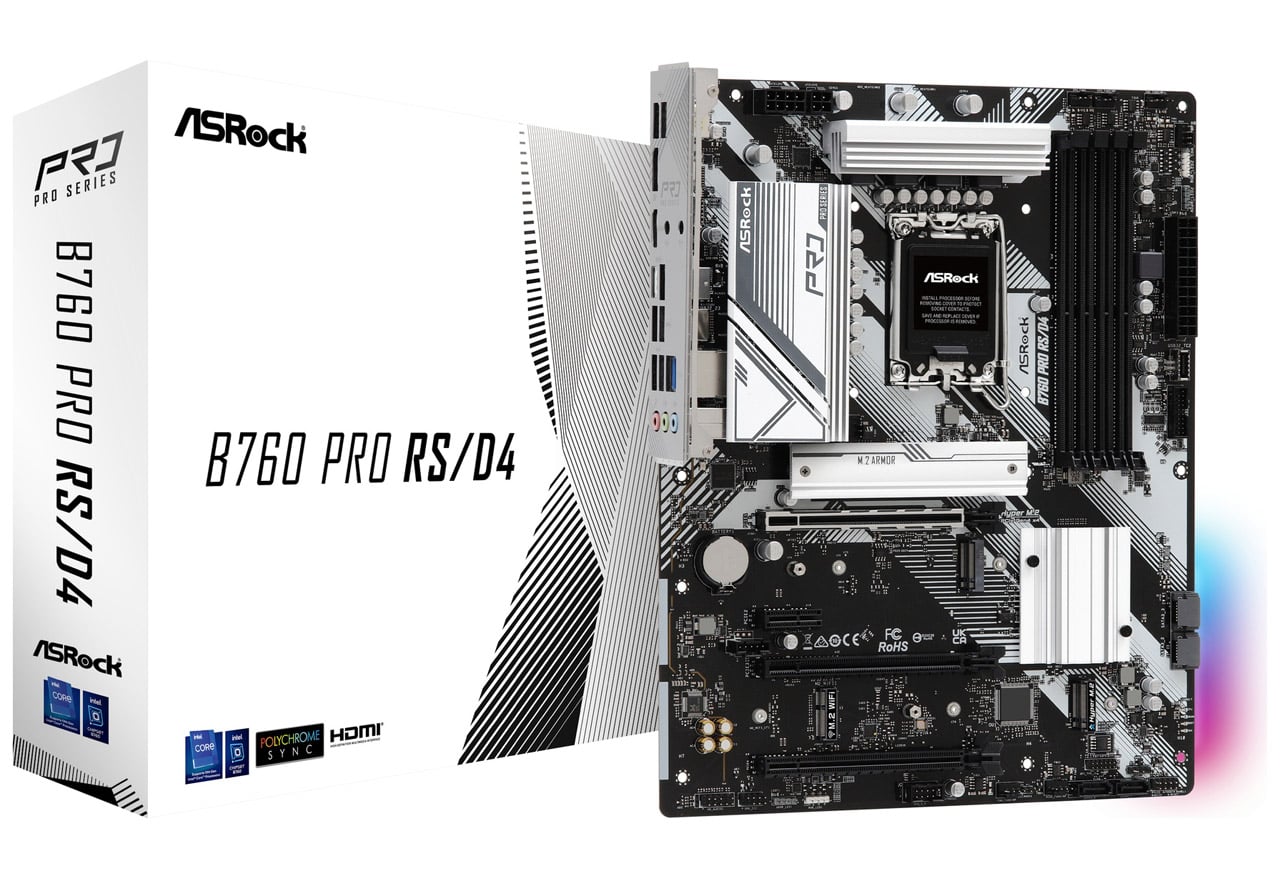 B760 Pro RS/D4 | ASRock マザーボード Intel B760チップセット | 株式