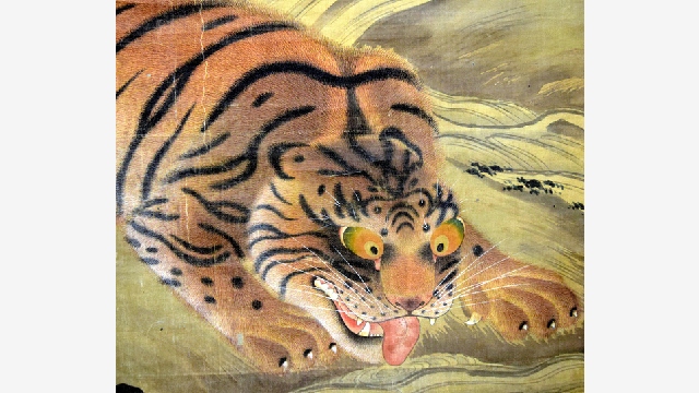 寅年へ 絵画・動物園・絵馬 トラ駆ける [京都府]：朝日新聞