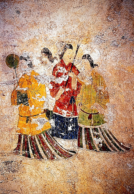 高松塚壁画、感動と苦難の50年 盗掘穴から極彩色群像／無数のカビ