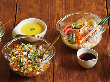 真空サラダボウル［クリア］｜アサヒ軽金属工業【公式】｜圧力鍋(ゼロ