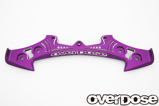 ALUMINUM BUMPER TYPE-2 (FOR OD) RED PURPLE BLACK [OVERDOSE] OD2945