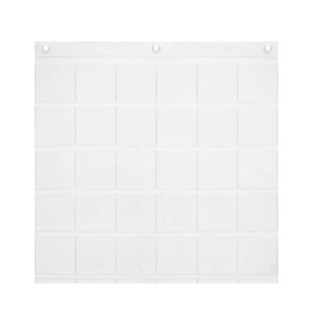 S-520｜缶バッジポケット (30P) クリアー S-520 ウォールポケット サキ