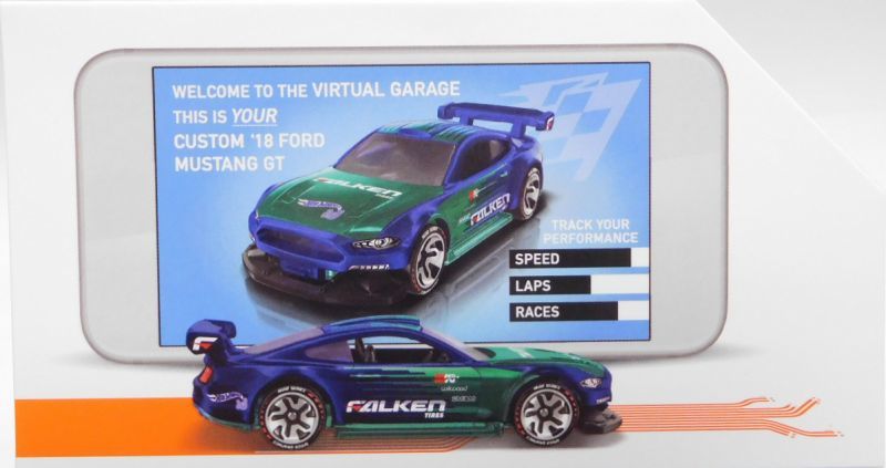 2020 HOT WHEELS id 【CUSTOM '18 FORD MUSTANG (FALKEN)】 SPEC.BLUE