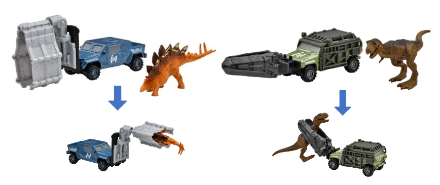 2022 MATCHBOX ジュラシック・ワールド トランスポーターズ アソート