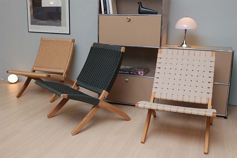 カール・ハンセン&サン 「MG501 キューバチェア」の3種類ある張地仕様