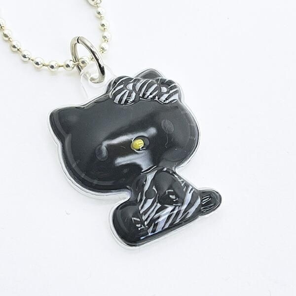 思い切り平成レトロ柄なハローキティのぷっくりったいキーホルダー