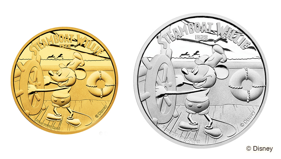 世界初のディズニー記念コイン、数量限定で発行！ ミッキーマウス誕生