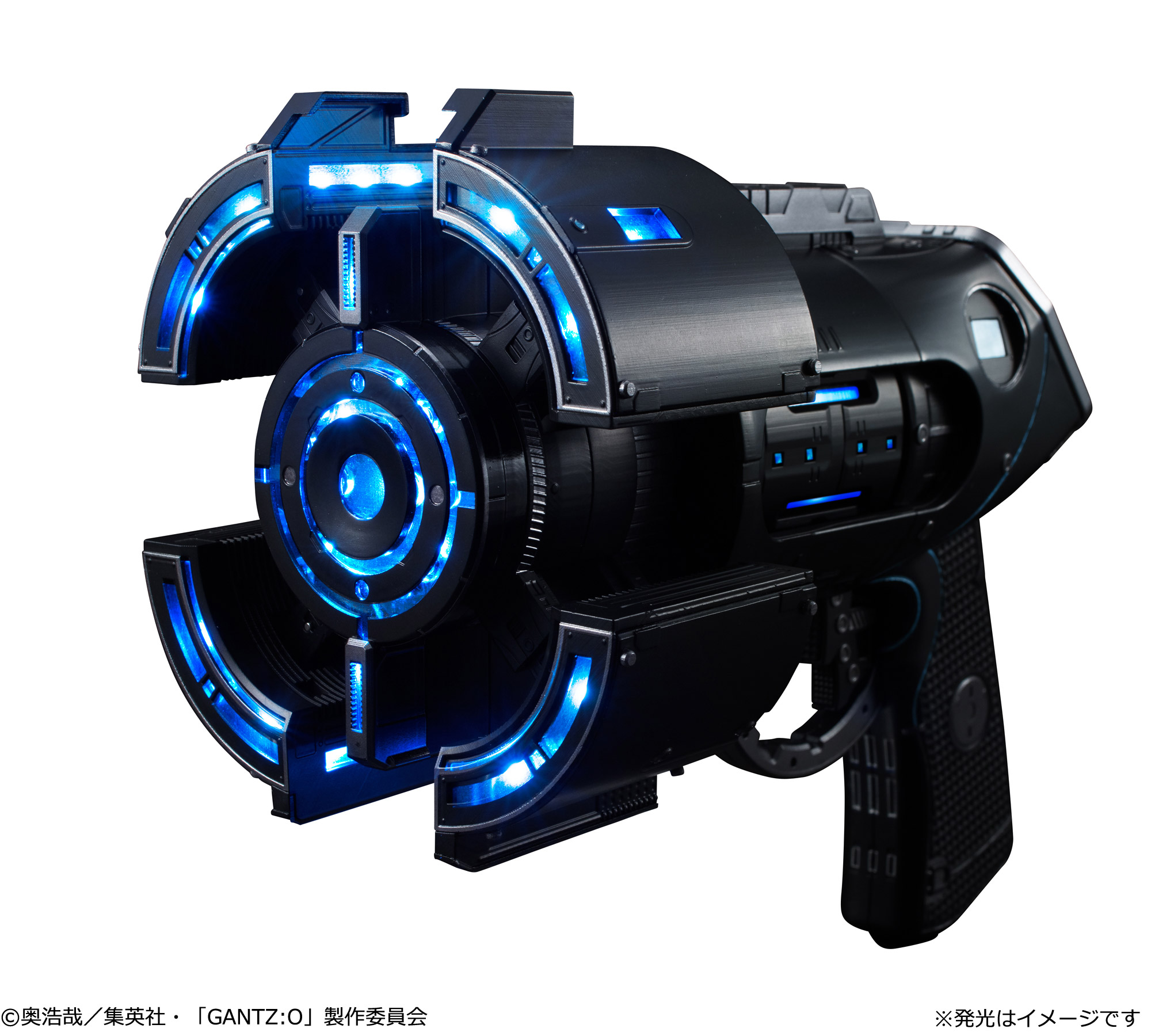 映画「GANTZ:O」の武器“Xガン”が実物大で登場 トリガーで銃が展開する