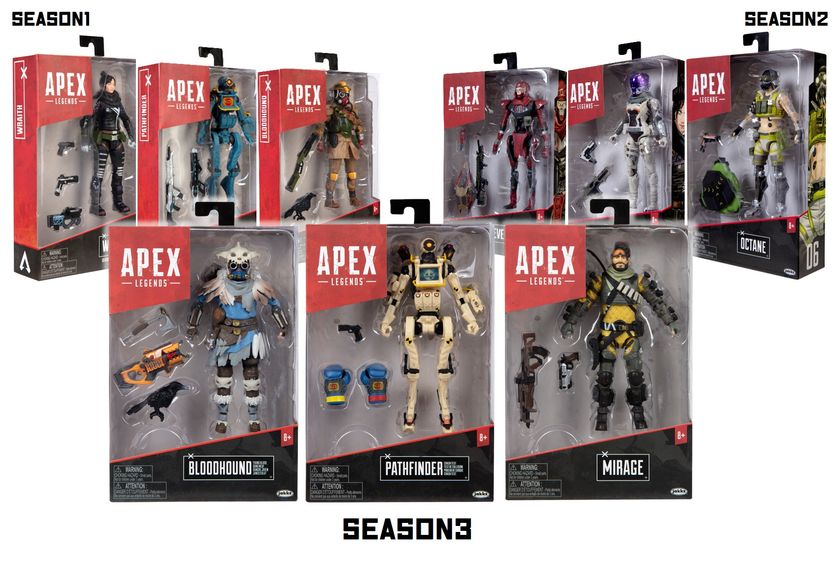 大人気『Apex Legends』アクションフィギュア 第三弾が2021年5月下旬に