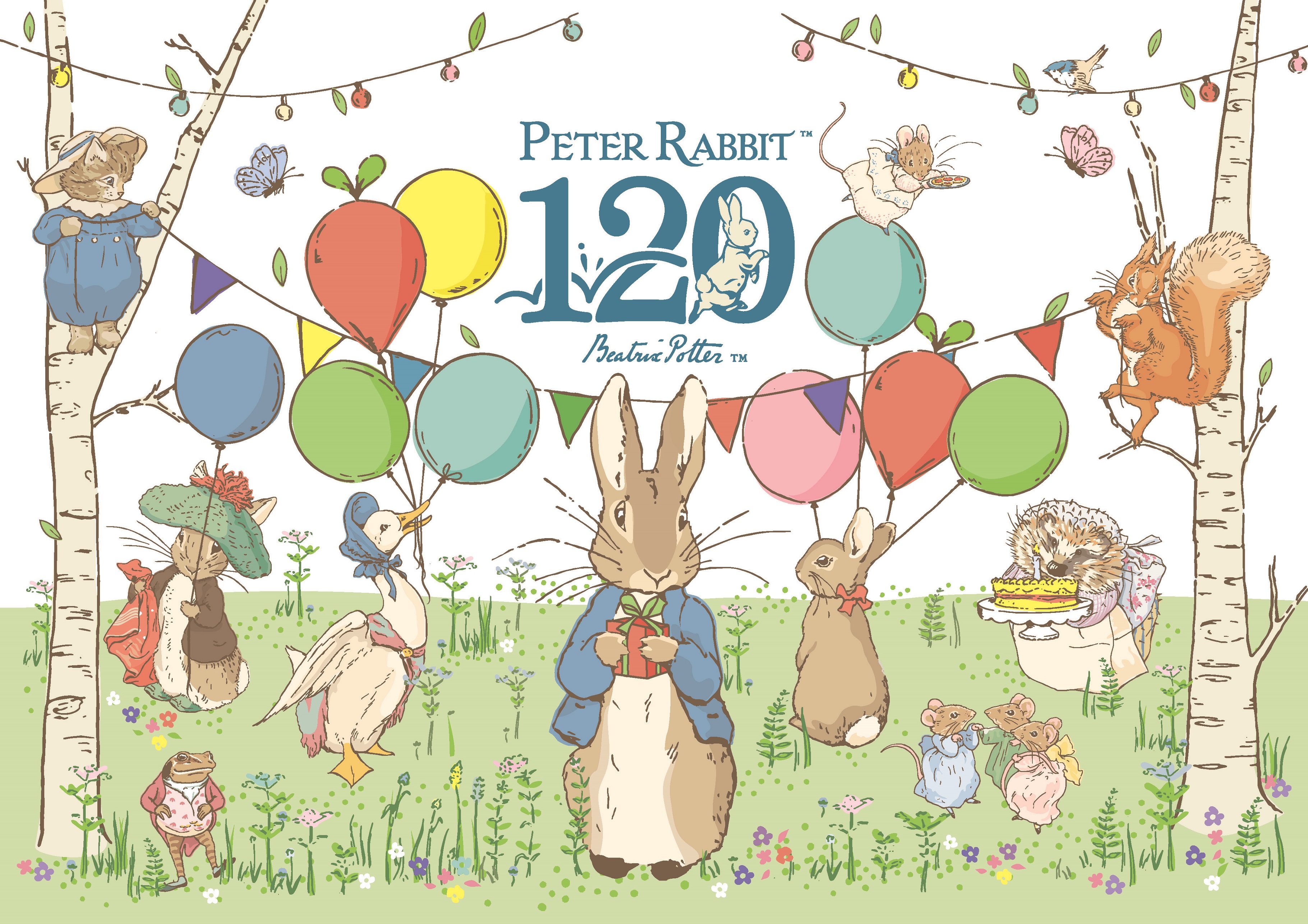 出版120周年迎えるピーターラビット(TM) 12月10日より全国の郵便局にて