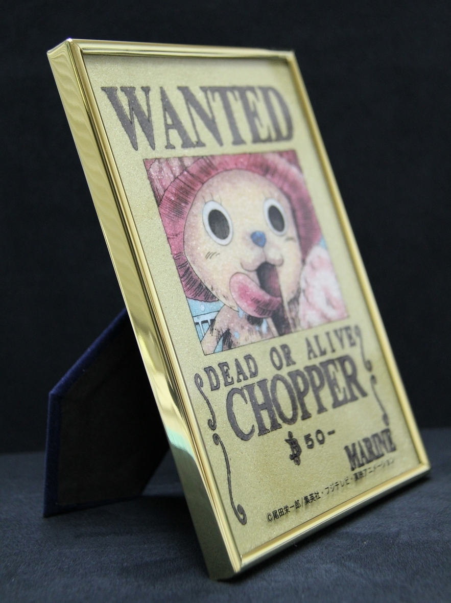 ワンピース映画化記念！宝石鑑別書付きの『WANTED宝石画』を発売 ～ 第