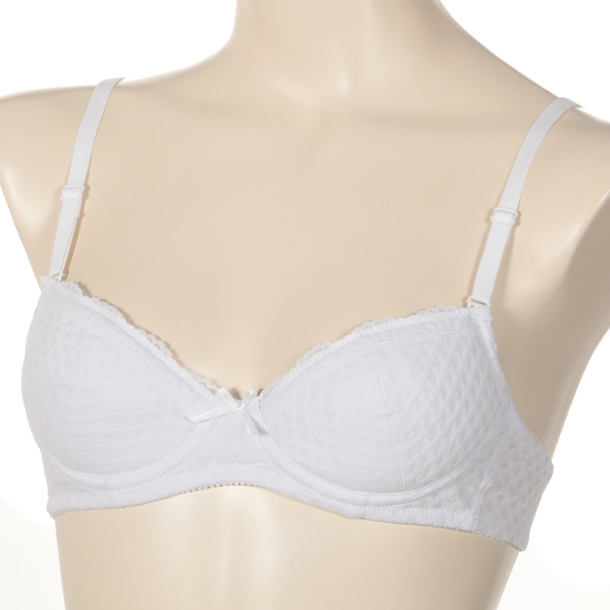 Hijuni ワイヤーブラ ふんわりカップ ソフトワイヤーブラジャー