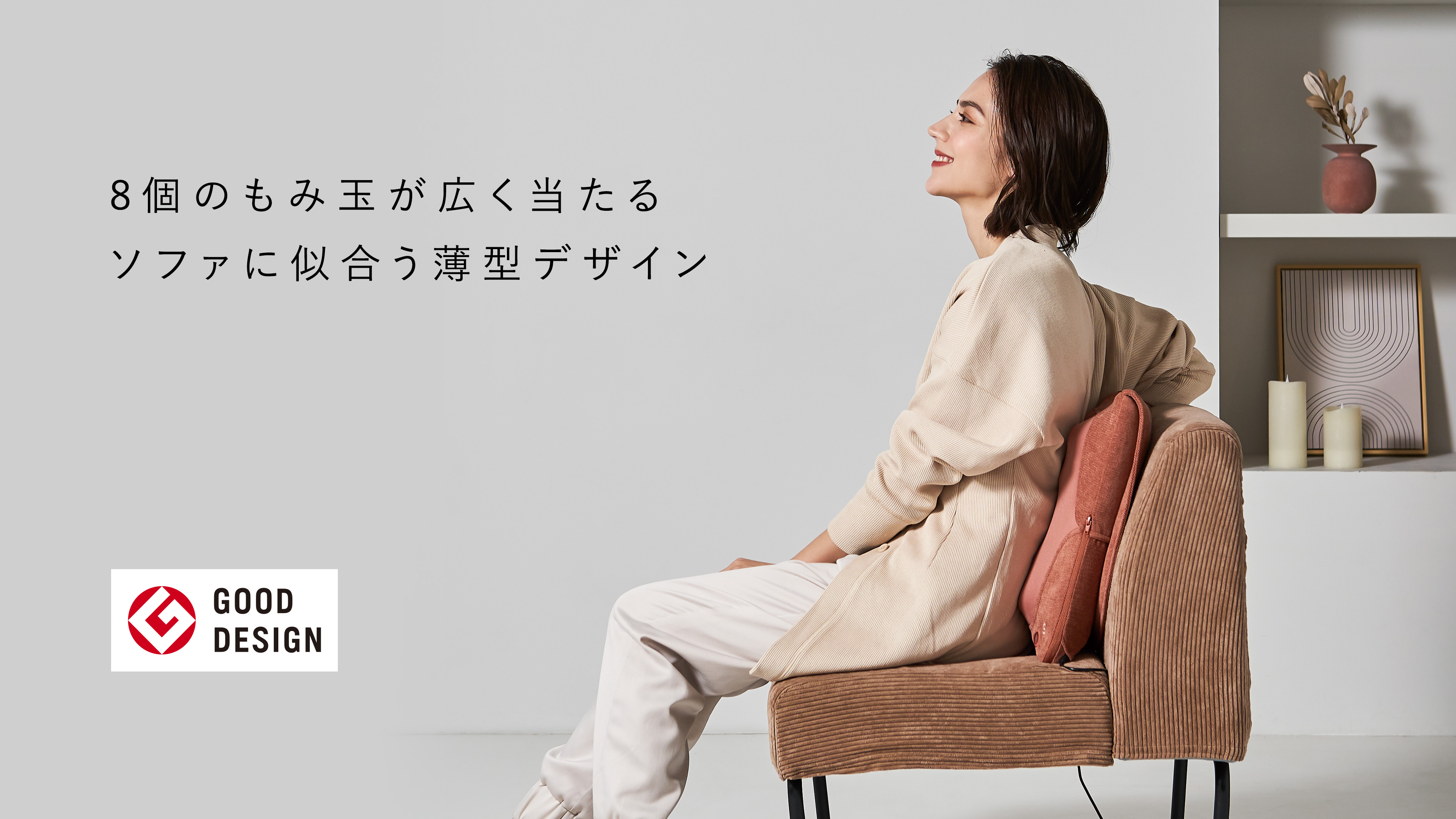 プレミアムマッサージクッション ダブルもみ AX-HC319｜ブランド｜株式