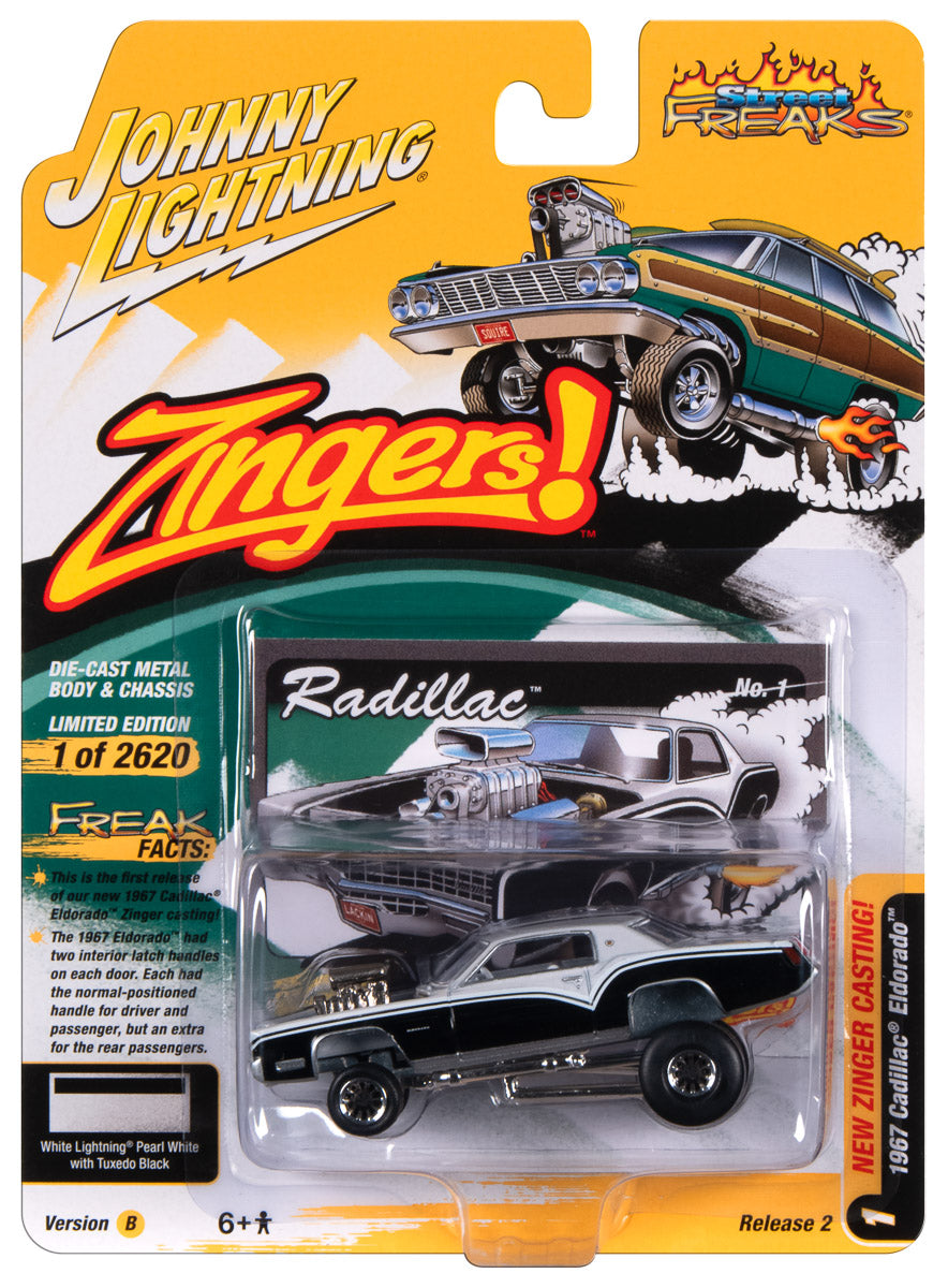 Johnny Lightning Street Freaks 1967 Cadillac Eldorado (Zingers