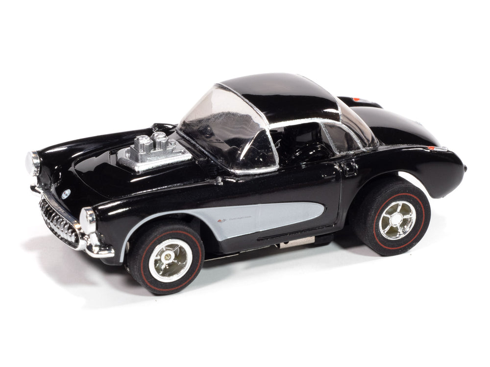 Auto World Xtraction 1957 Chevy Corvette Convertible (Black