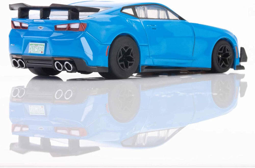AFX 2021 Camaro ZL1- Rapid Blue HO Scale Slot Car | Auto World Store