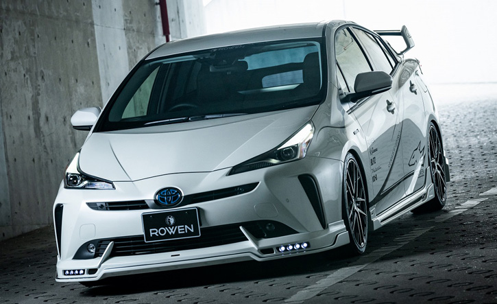 プリウス50系後期用フロントスポイラー ROWEN(ロェン)(ECO-SPO Edition