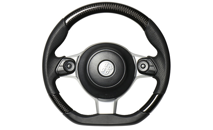 86・BRZ(ZN6系・ZC6系後期)用Dライン・カーボンステアリング REAL