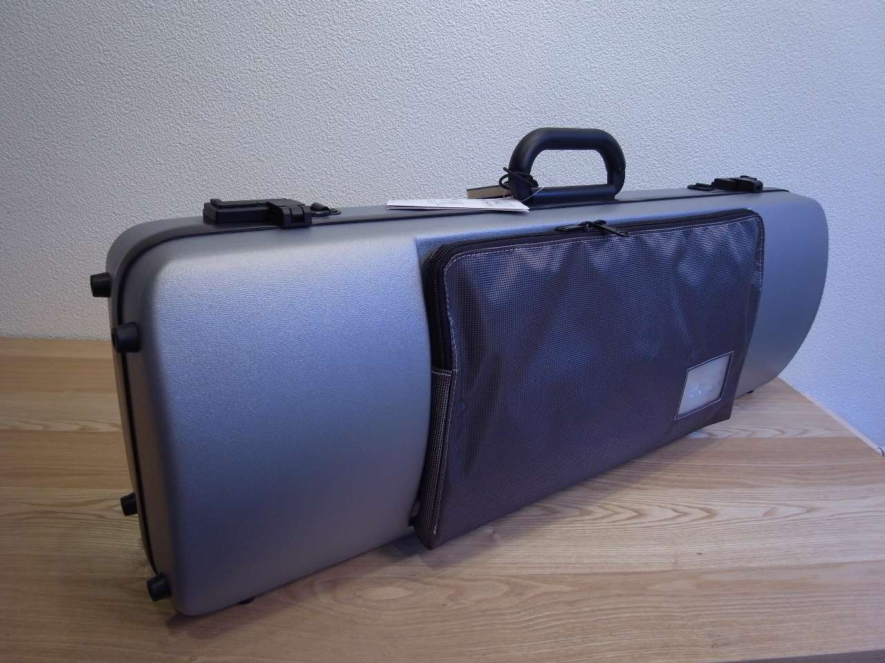 BAM ハイテック・バイオリンケース（シルバー）楽譜ポケット小付き