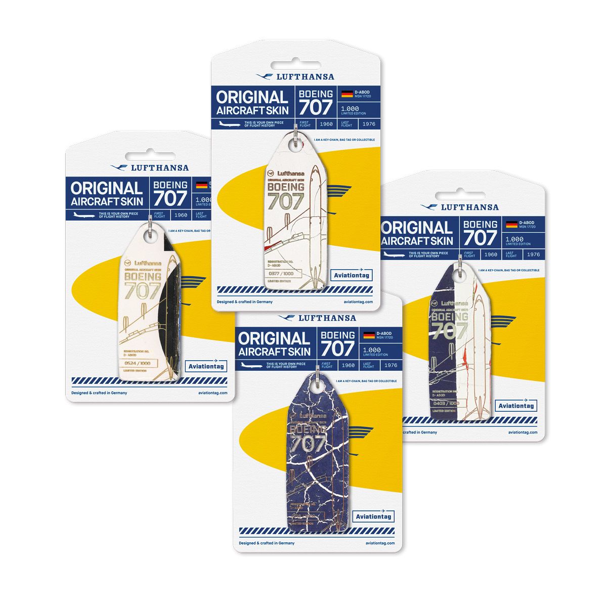 Aviationtag Boeing B707 - (Lufthansa) D-ABOD - Aviamart.com