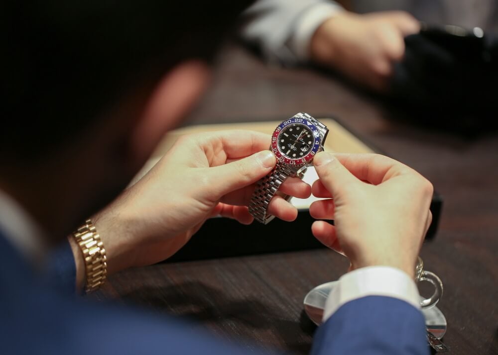 Rolex Submariner 116659SABR, 18K White Gold, Sapphire Bezel, Pave