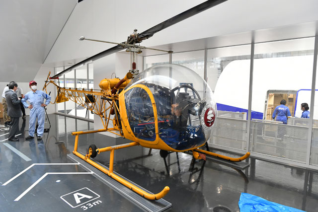 ANA、創立70周年迎える 当時のヘリは現存